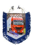 Вымпел пятиугольный книжный (пластик) Iveco №4