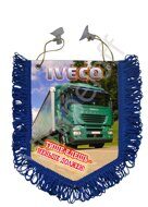 Вымпел пятиугольный  книжный (пластик) Iveco №3