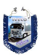 Вымпел пятиугольный книжный (пластик) Iveco №5