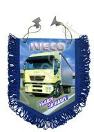 Вымпел пятиугольный книжный (пластик) Iveco №1